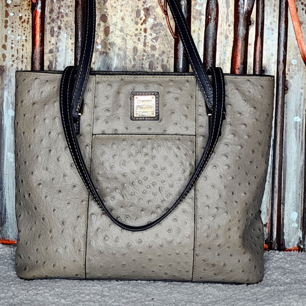 Dooney & Bourke Gray  Peacock Purse